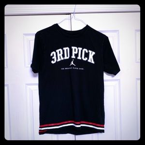 Nike Jordan 3rd Pick Black T-shirt Michael Jordan Air - The Movie MJ The GOAT